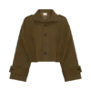 Rue Funnel Neck Bomber Jacket – Khaki Rue Funnel Neck Bomber Jacket – Khaki