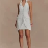 Ruth Cotton Halter Mini Dress – Ivory Ruth Cotton Halter Mini Dress – Ivory