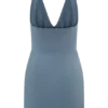 Ruth Cotton Halter Mini Dress – Ocean Blue Ruth Cotton Halter Mini Dress – Ocean Blue