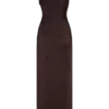 Ryn Twisted One Shoulder Maxi Dress – Dark Chocolate Ryn Twisted One Shoulder Maxi Dress – Dark Chocolate