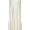 Sabrina Silk Blend Maxi Skirt – Ivory