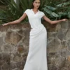 Saphira Shirt Corset Maxi Dress – White Saphira Shirt Corset Maxi Dress – White