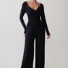 Sari Long Sleeve Modal Top – Black Sari Long Sleeve Modal Top – Black