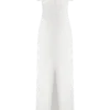 Sariya Sculptural Maxi Dress – White