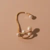 Saskia Freshwater Pearl Ear Cuff – Pearl