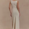 Sawyer Sleeveless Buttoned Maxi Dress – Ivory Sawyer Sleeveless Buttoned Maxi Dress – Ivory