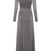 Scarlet Lurex Cowl Maxi Dress – Silver Scarlet Lurex Cowl Maxi Dress – Silver