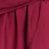 Scottie Gathered Linen Knot Maxi Skirt – Wine Scottie Gathered Linen Knot Maxi Skirt – Wine