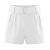 Scout Linen Belted Shorts – White Scout Linen Belted Shorts – White