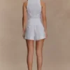 Scout Linen Belted Shorts – White Scout Linen Belted Shorts – White