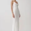 Seraphine Corset Satin Maxi Dress – Ivory Seraphine Corset Satin Maxi Dress – Ivory