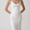 Seraphine Corset Satin Maxi Dress – Ivory Seraphine Corset Satin Maxi Dress – Ivory