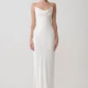 Seraphine Corset Satin Maxi Dress – Ivory Seraphine Corset Satin Maxi Dress – Ivory