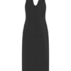 Simona Halter Neck Midi Dress – Black Simona Halter Neck Midi Dress – Black