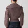 Skylaine Zip Knit Jumper – Brown Marle Skylaine Zip Knit Jumper – Brown Marle