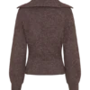 Skylaine Zip Knit Jumper – Brown Marle Skylaine Zip Knit Jumper – Brown Marle