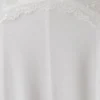 Skylar Lace Panelled Midi Skirt – White