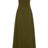 Sofie Pintuck Linen Maxi Dress – Khaki Sofie Pintuck Linen Maxi Dress – Khaki