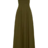 Sofie Pintuck Linen Maxi Dress – Khaki Sofie Pintuck Linen Maxi Dress – Khaki