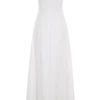 Sofie Pintuck Linen Maxi Dress – White Sofie Pintuck Linen Maxi Dress – White