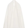 Sonja Keyhole Halter Cotton Mini Dress – White Sonja Keyhole Halter Cotton Mini Dress – White
