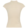 Sonny Short Sleeve Knit Top – Cream