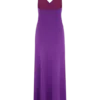 Stacy Knit Halter Maxi Dress – Purple/Red Stacy Knit Halter Maxi Dress – Purple/Red