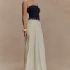 Suella Chiffon Denim Maxi Dress – Indigo Blue Suella Chiffon Denim Maxi Dress – Indigo Blue