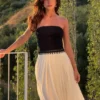 Suella Chiffon Denim Maxi Dress – Indigo Blue Suella Chiffon Denim Maxi Dress – Indigo Blue