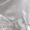 Sullivan Satin Bridal Robe With Lace – Ivory