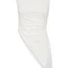 Suong High Neck Gathered Top – White Suong High Neck Gathered Top – White