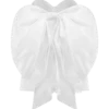 Suzette Taffeta Bow Mini Dress – White Suzette Taffeta Bow Mini Dress – White