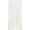 Sydney Straight Leg Satin Pants – Ivory