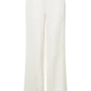 Sydney Straight Leg Satin Pants – Ivory