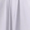 Talia Draped Linen Midi Skirt – White