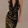 Talila Cowl Front Maxi Dress – Velvet Burnout
