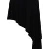 Talise Modal Hankie Midi Skirt – Black