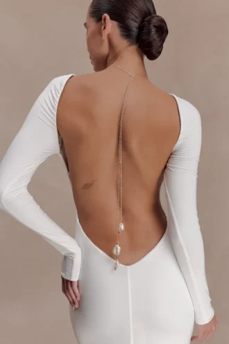 Tallulah Pearl Wrap Chain – Gold Tallulah Pearl Wrap Chain – Gold