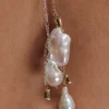 Tallulah Pearl Wrap Chain – Gold