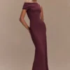 Tamsin Short Sleeve Modal Maxi Dress – Mahogany