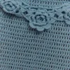 Teagan Floral Hand Crochet Midi Dress – Blue Teagan Floral Hand Crochet Midi Dress – Blue