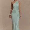 Teneika Crochet Knit Maxi Dress – Light Aqua Teneika Crochet Knit Maxi Dress – Light Aqua