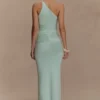 Teneika Crochet Knit Maxi Dress – Light Aqua Teneika Crochet Knit Maxi Dress – Light Aqua