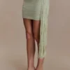 Terrymae Crochet Mini Skirt – Pastel Green Terrymae Crochet Mini Skirt – Pastel Green