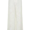 Tessa Broderie Straight Leg Pants – White