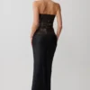 Sabrina Silk Blend Maxi Skirt – Black