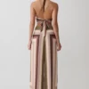 Rachel Chiffon Straight Leg Pants – Multi Stripe Rachel Chiffon Straight Leg Pants – Multi Stripe