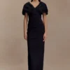 Thelma Bardot Maxi Dress – Black Thelma Bardot Maxi Dress – Black