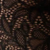 Theodosia Asymmetric Lace Halter Top – Black