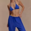 Tonya Sheer Straight Leg Pant – Cobalt Blue Tonya Sheer Straight Leg Pant – Cobalt Blue